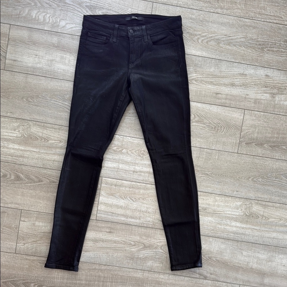Joe’s Black Coated Denim Pants
